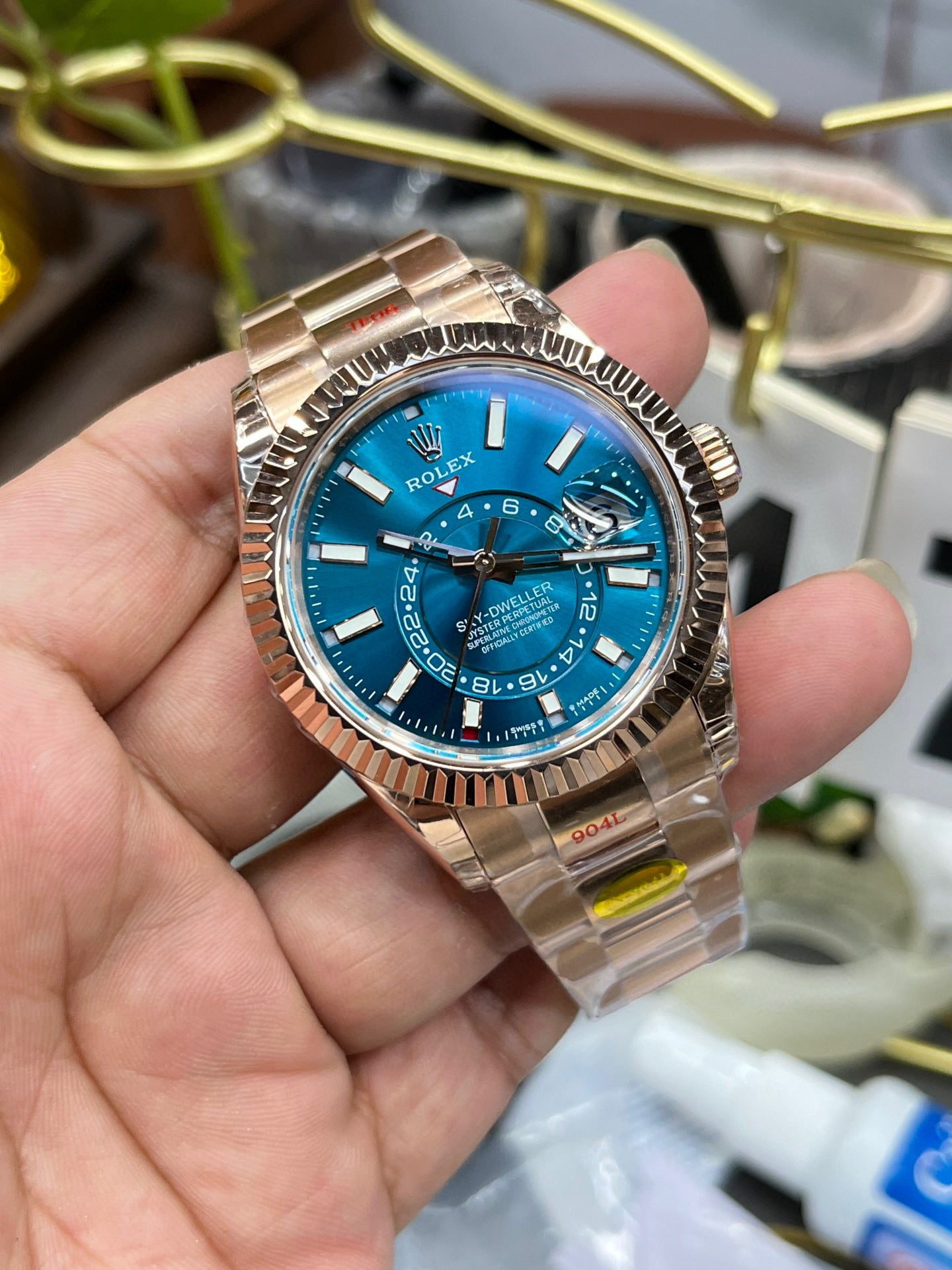 Rolex Sky-Dweller 336935-0001 (Rolex Sky-Dweller из розового золота)