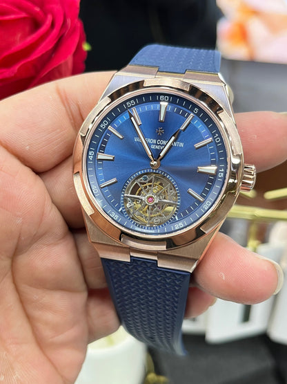 Vacheron Constantin Overseas Tourbillon 6000V/210R-B733 (Vacheron Constantin Overseas Tourbillon, розовое золото)