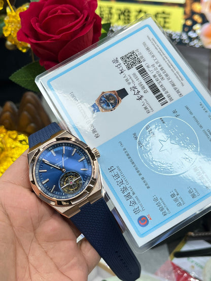Vacheron Constantin Overseas Tourbillon 6000V/210R-B733 (Vacheron Constantin Overseas Tourbillon, розовое золото)