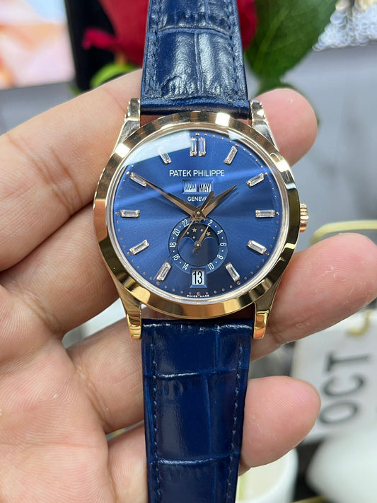 Patek Philippe Annual Calendar 5396R-015 (Patek Philippe годовой календарь, розовое золото)