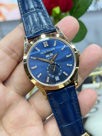Patek Philippe Annual Calendar 5396R-015 (Patek Philippe годовой календарь, розовое золото)