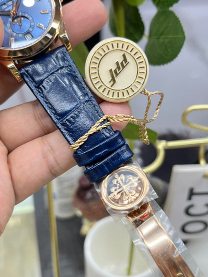 Patek Philippe Annual Calendar 5396R-015 (Patek Philippe годовой календарь, розовое золото)