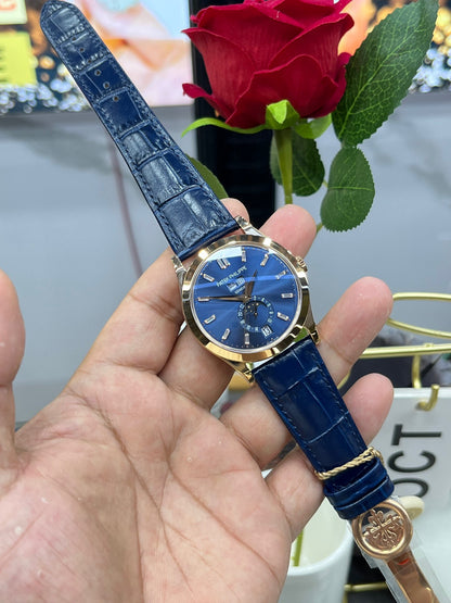 Patek Philippe Annual Calendar 5396R-015 (Patek Philippe годовой календарь, розовое золото)