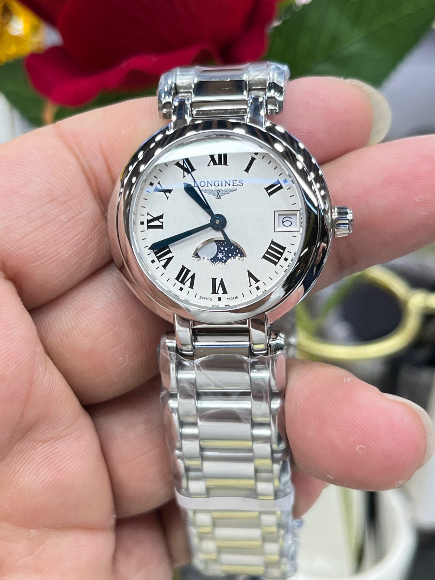 Longines PrimaLuna Moonphase L8.116.4.71.6 (Longines PrimaLuna «Сердце Луны», индикатор фаз Луны)