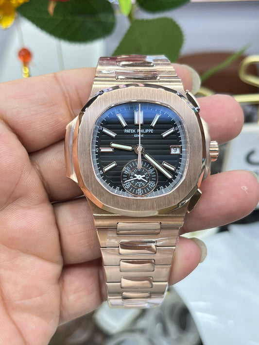 Patek Philippe Nautilus 5980/1R-001 (Patek Philippe Nautilus хронограф, розовое золото)