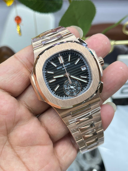 Patek Philippe Nautilus 5980/1R-001 (Patek Philippe Nautilus хронограф, розовое золото)