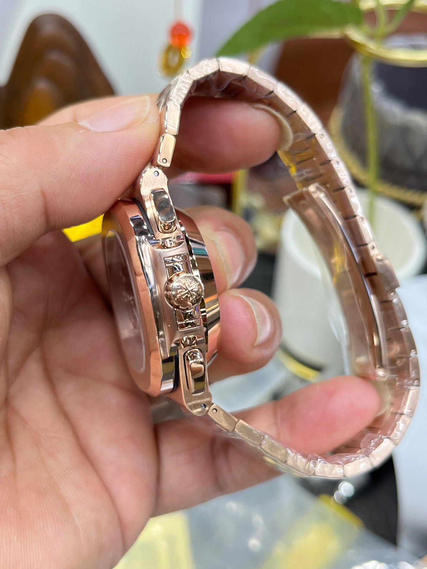 Patek Philippe Nautilus 5980/1R-001 (Patek Philippe Nautilus хронограф, розовое золото)