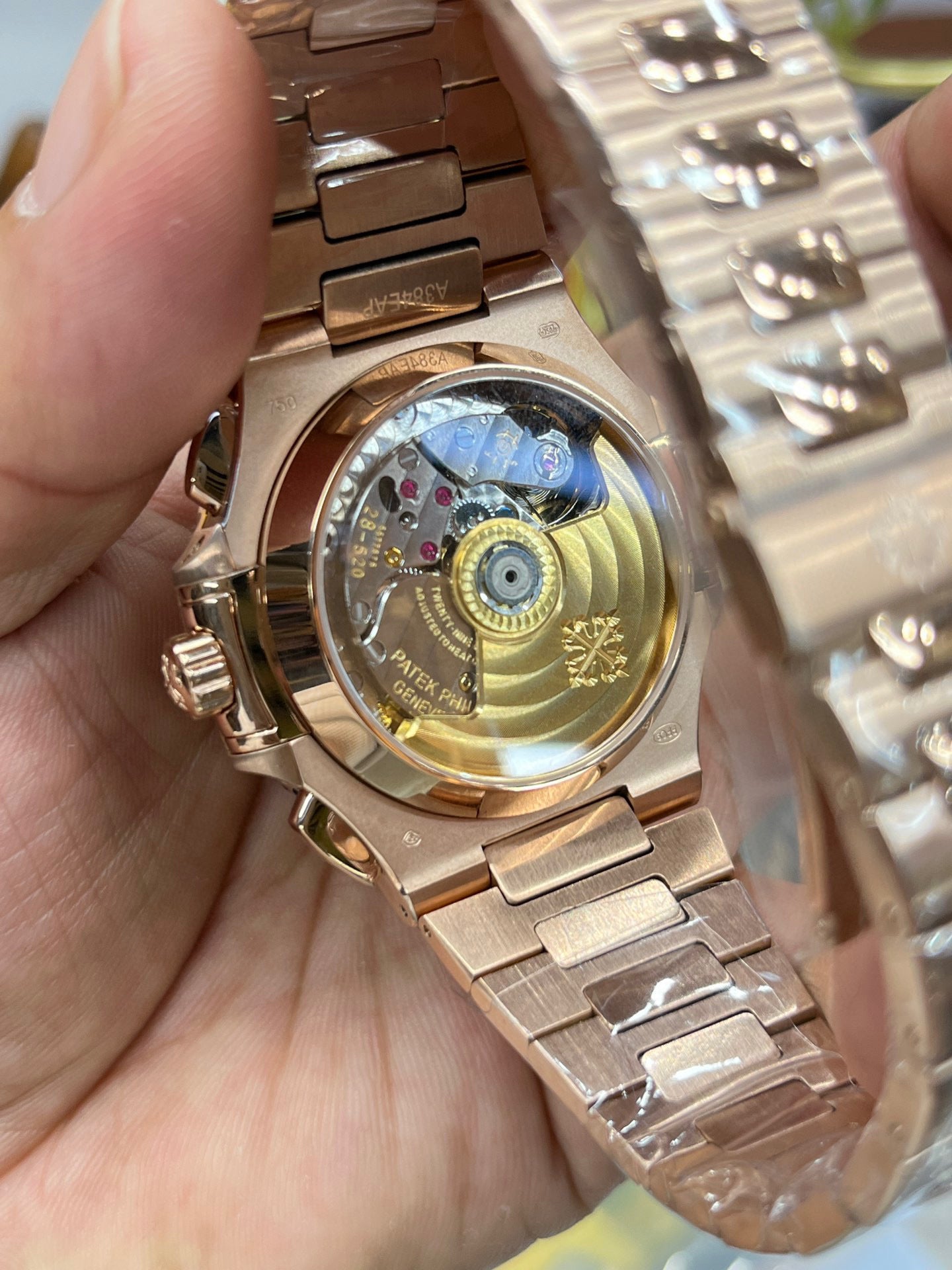 Patek Philippe Nautilus 5980/1R-001 (Patek Philippe Nautilus хронограф, розовое золото)