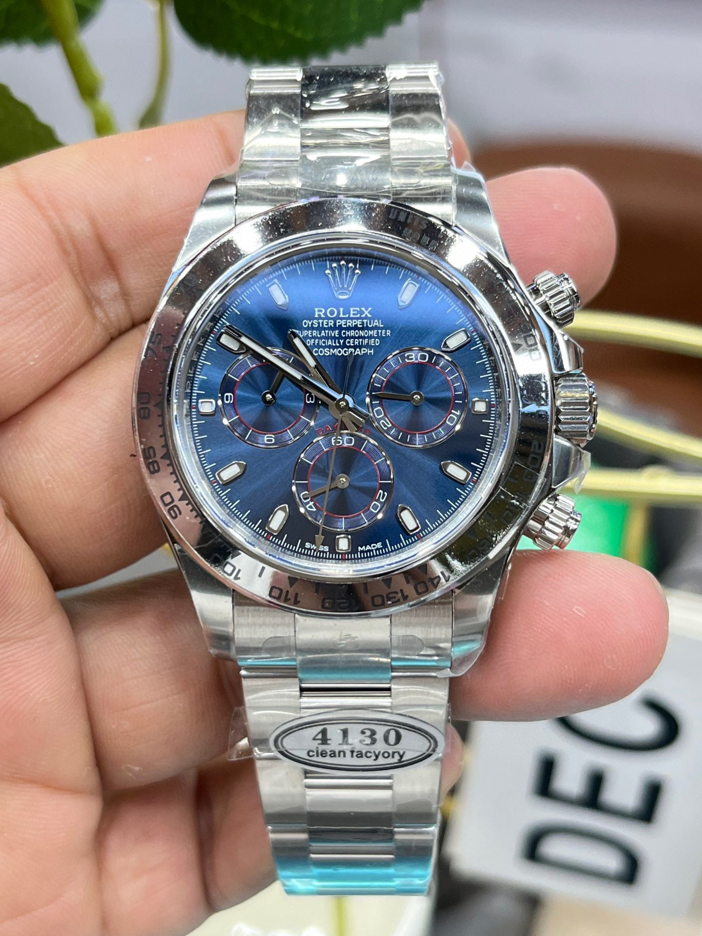 Rolex Cosmograph Daytona 116509-0071 (Rolex Daytona «Blue Dial», белое золото)