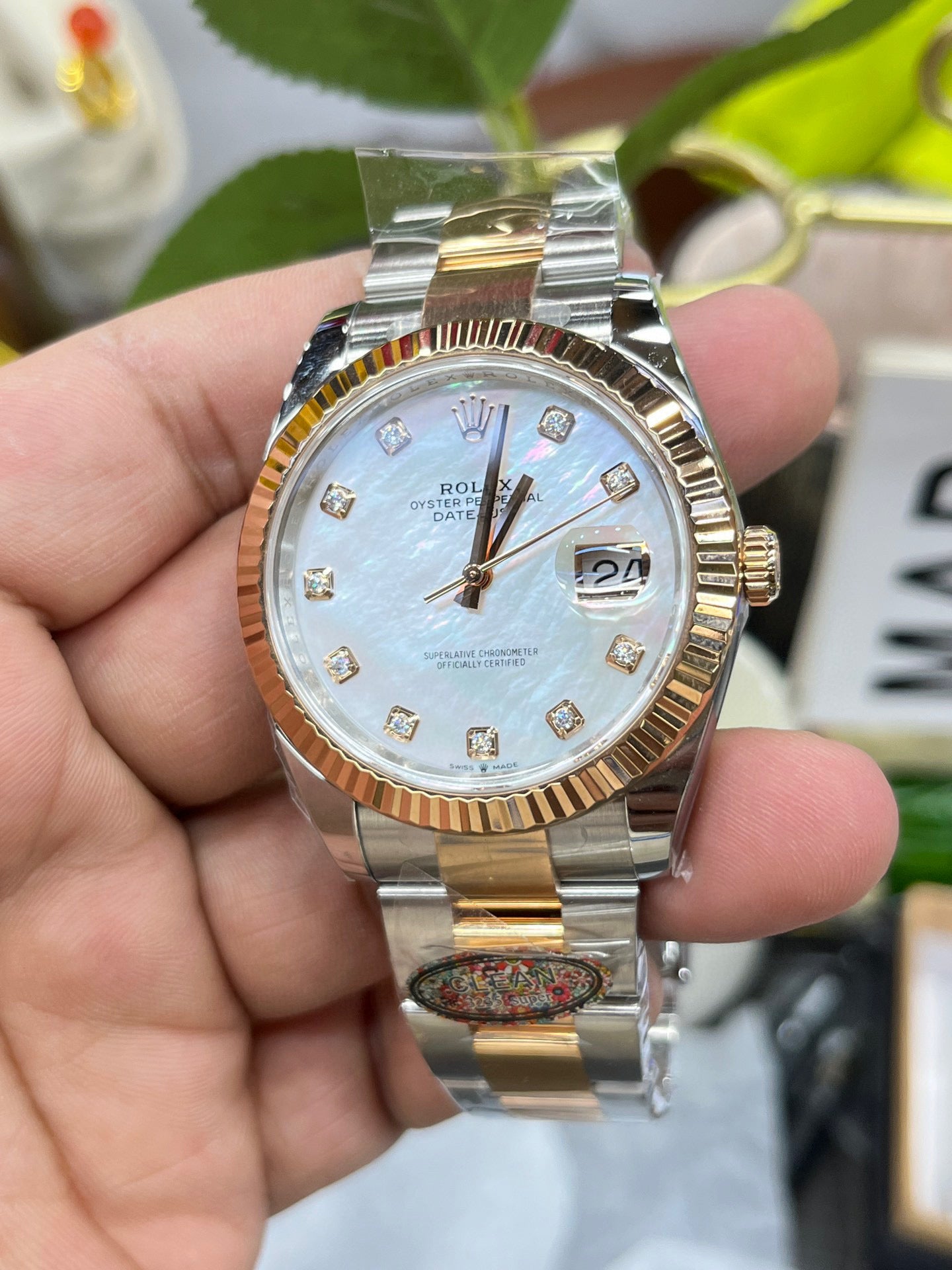 Rolex Datejust 41 126331-0013 (Rolex Datejust 41, сталь + розовое золото)