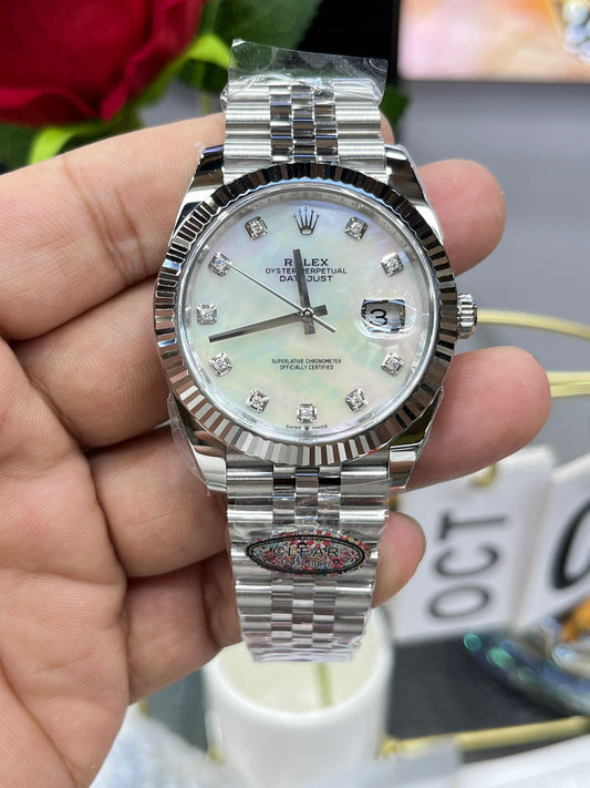 Rolex Datejust 41 126334-0020 (Rolex Datejust 41 с перламутровым циферблатом)