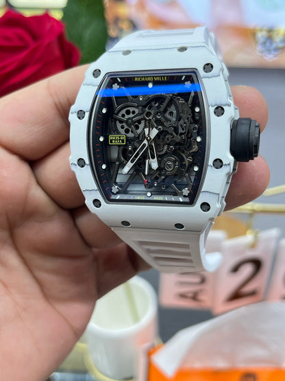 Richard Mille RM 35-02 Rafael Nadal White Quartz TPT (Richard Mille RM 35-02 белая версия)