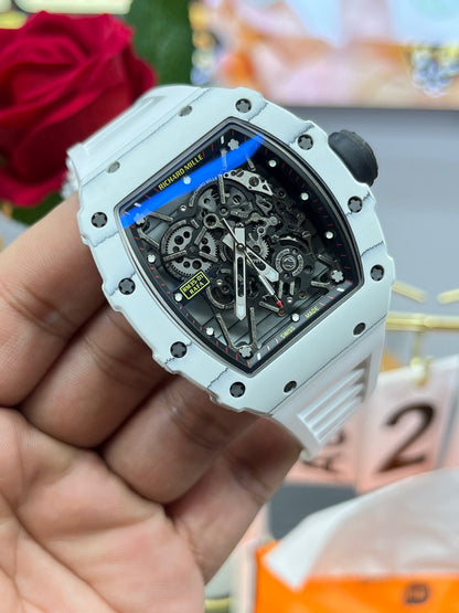 Richard Mille RM 35-02 Rafael Nadal White Quartz TPT (Richard Mille RM 35-02 белая версия)