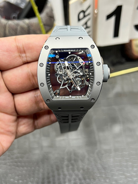 Richard Mille RM 055 Bubba Watson Titanium (Richard Mille RM 055 «gunmetal» титан)
