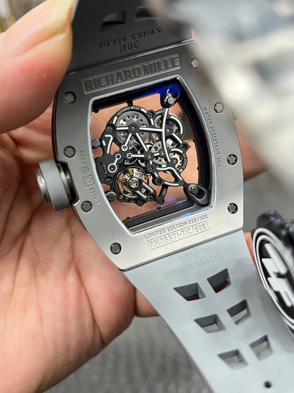 Richard Mille RM 055 Bubba Watson Titanium (Richard Mille RM 055 «gunmetal» титан)