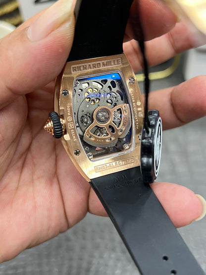 Richard Mille RM 07-01 Red Lips Full Diamond Rose Gold (Richard Mille RM 07-01 «Red Lips», розовое золото с бриллиантами)