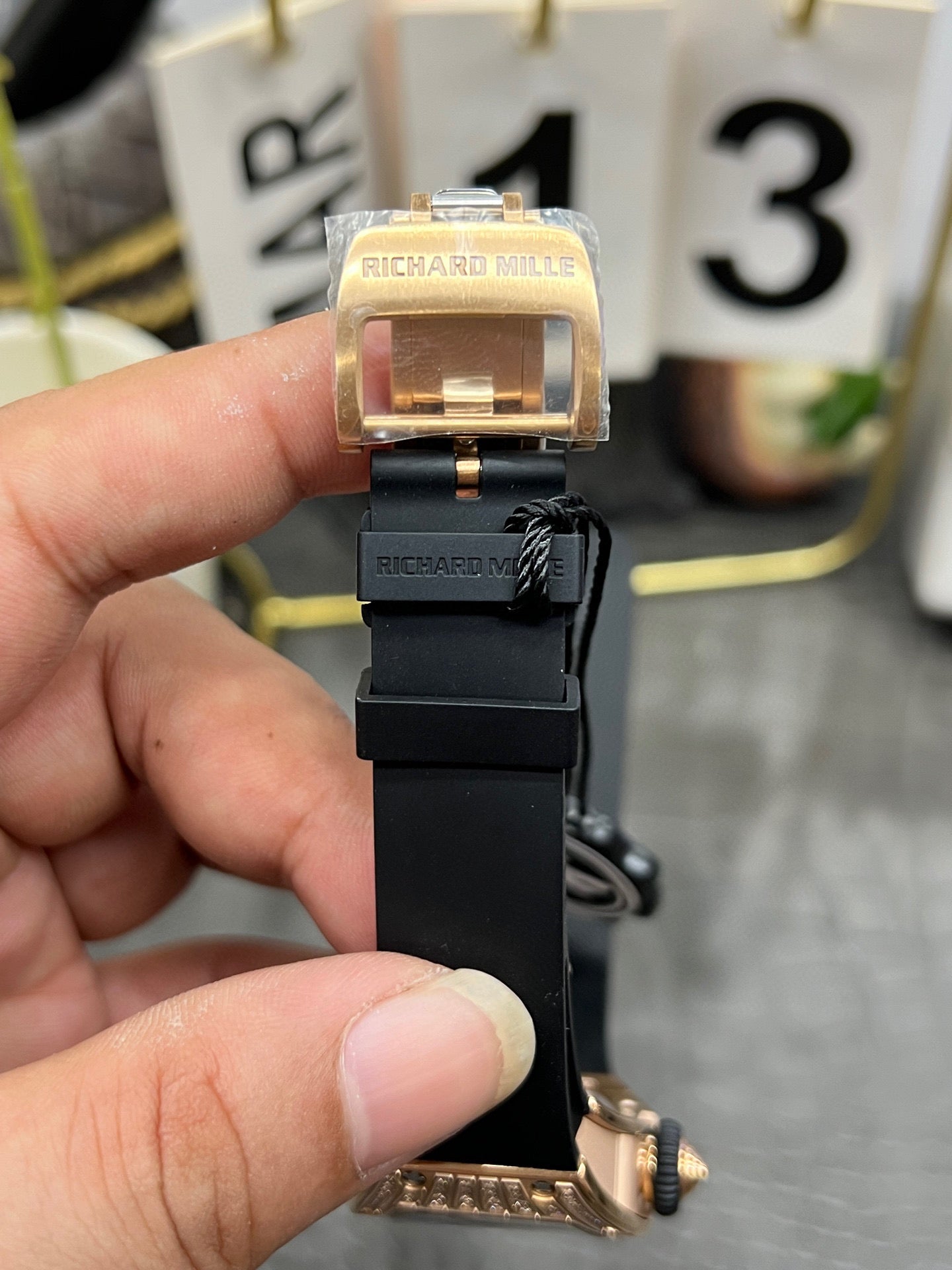 Richard Mille RM 07-01 Red Lips Full Diamond Rose Gold (Richard Mille RM 07-01 «Red Lips», розовое золото с бриллиантами)