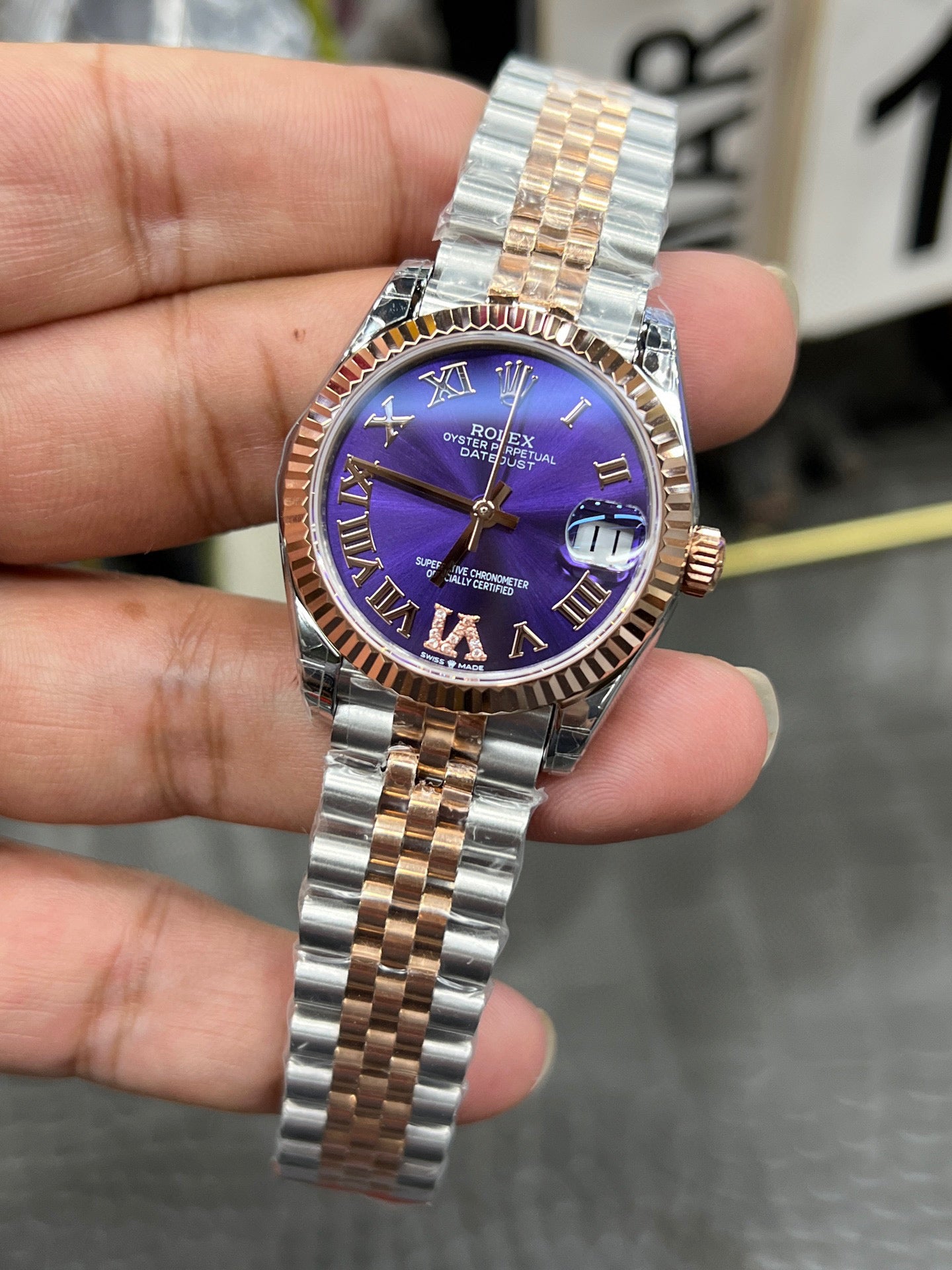 Rolex Datejust 31 278271-0020 (Rolex Datejust с фиолетовым циферблатом)
