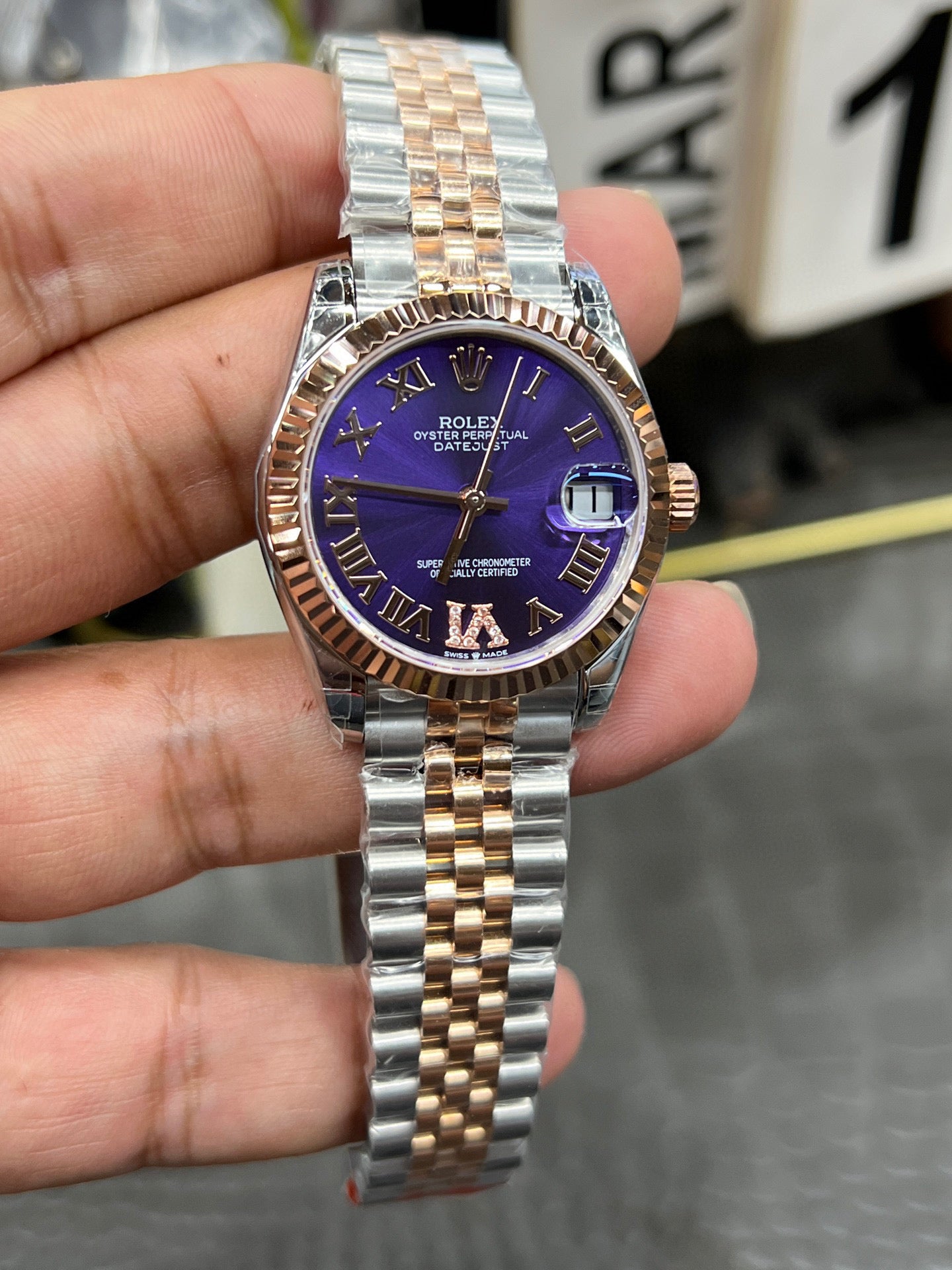 Rolex Datejust 31 278271-0020 (Rolex Datejust с фиолетовым циферблатом)