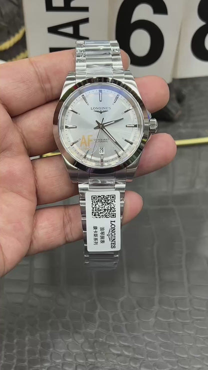 Longines Conquest Automatic Ref. L3.830.4.72.6 “41mm Steel / Silver Sunray Dial