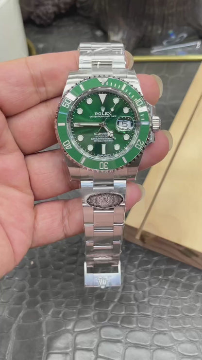 Rolex Submariner Date Ref. 116610LV-0002 “40mm Stainless Steel / Green Dial & Bezel