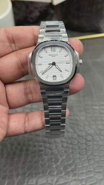 Patek Philippe Nautilus Ref. 7118/1A-010 “35.2mm Steel / Silvery Opaline Dial