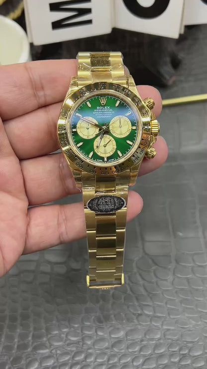 Rolex Cosmograph Daytona 40 mm – Ref. 126508 “Green Gold”