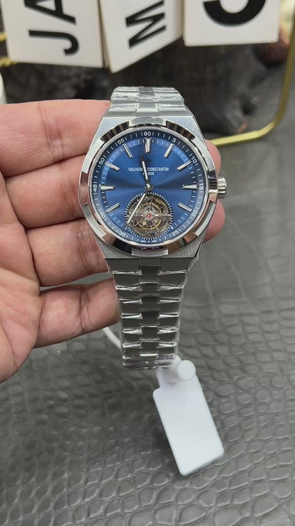 Vacheron Constantin Overseas Tourbillon Ref. 6000V/110A-B544 “42.5mm Stainless Steel / Blue Dial