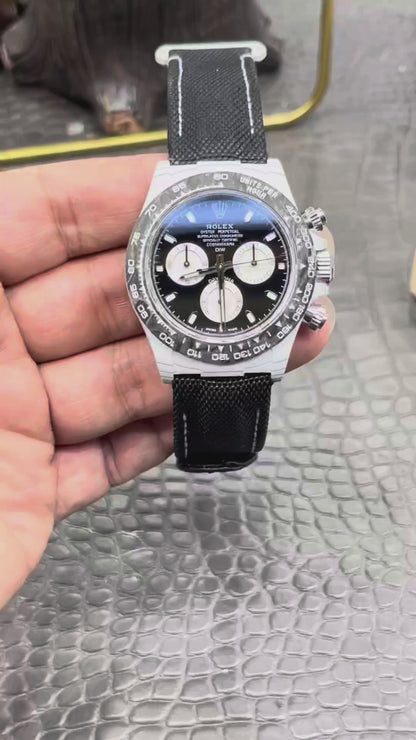 Rolex Daytona Carbon Fiber Panda Dial Custom Edition