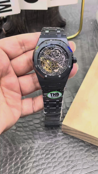 Audemars Piguet Royal Oak Double Balance Wheel Openworked Black Ceramic15407ST